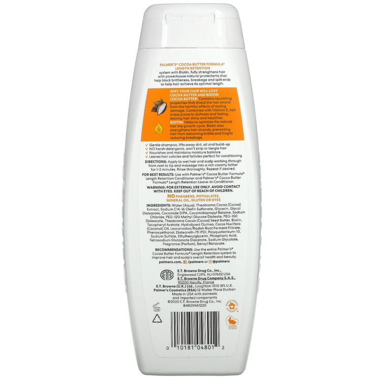 Palmers, Cocoa Butter Formula Length Retention Shampoo