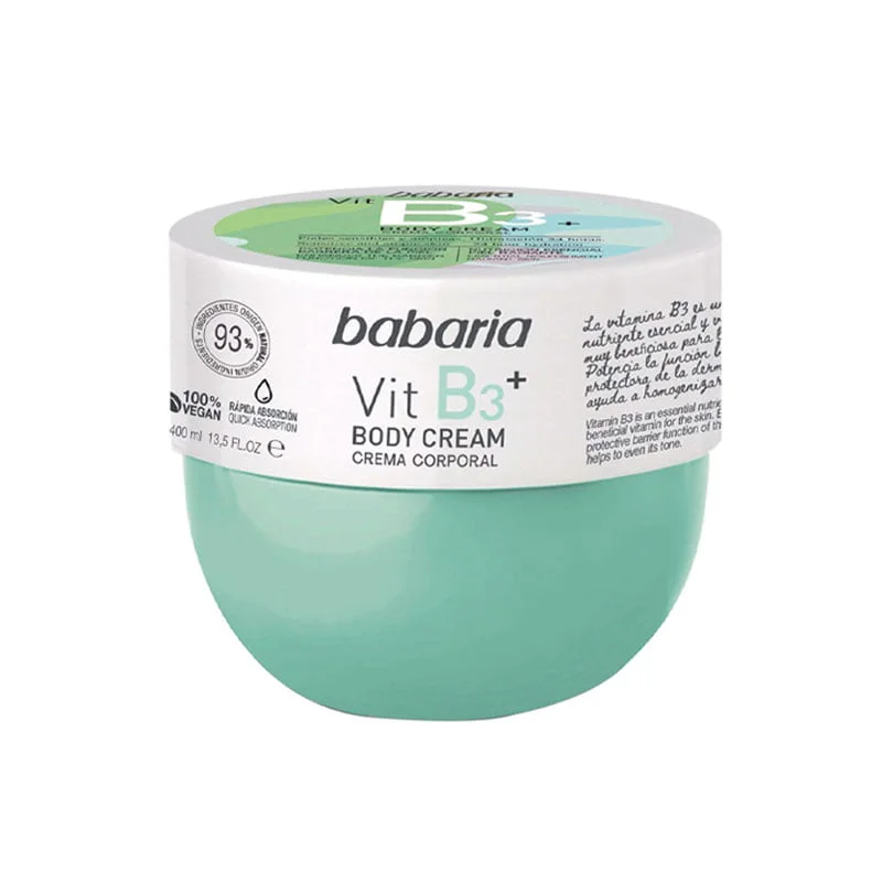 BABARIA VIT B3 BODY CREAM 400ML