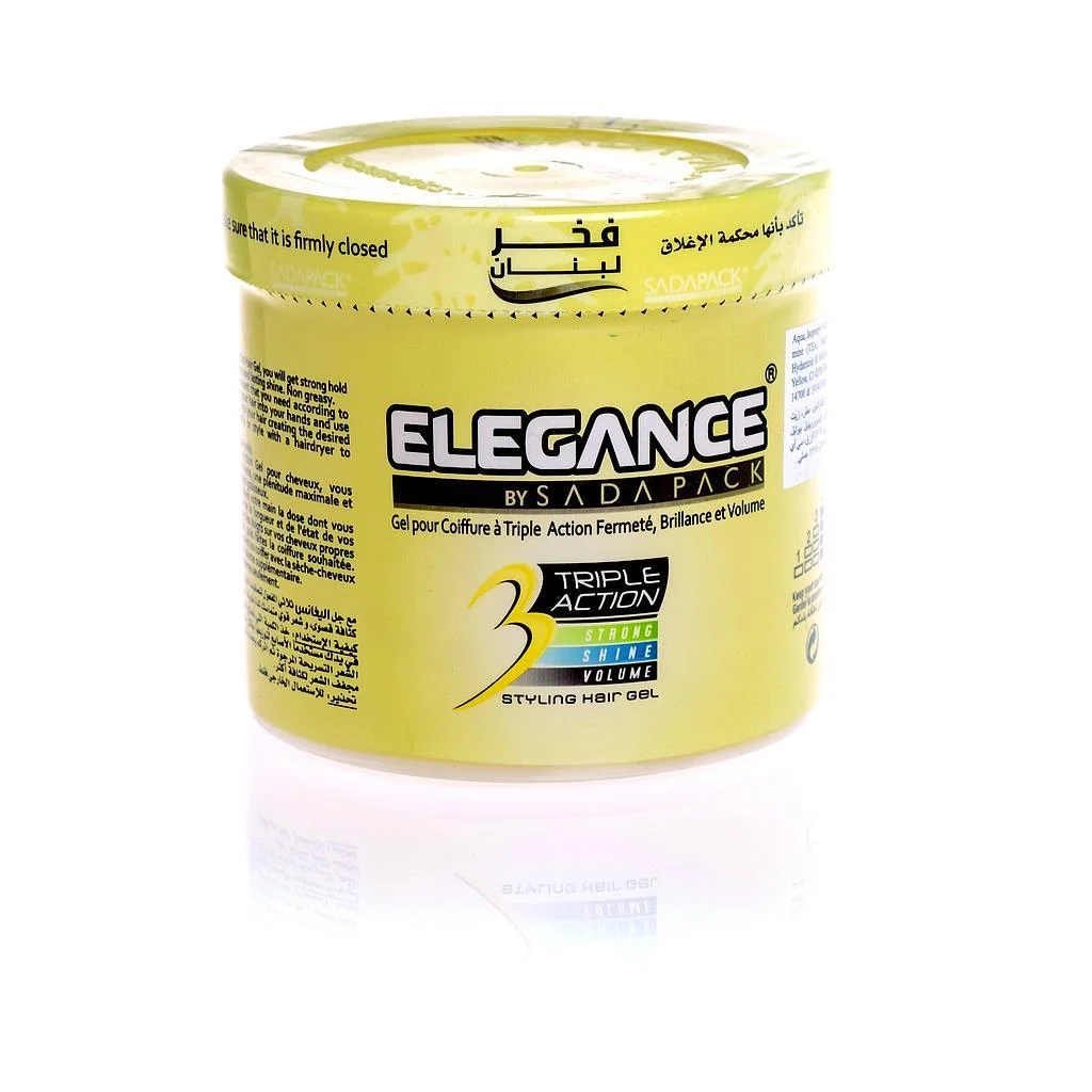 Elegance Hair Gel 500 Ml Yellow