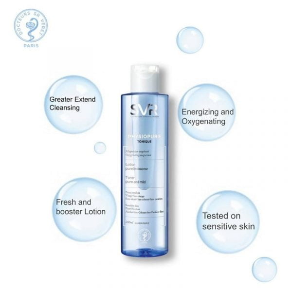 SVR Physiopure Toning Lotion Toner, 200 Ml