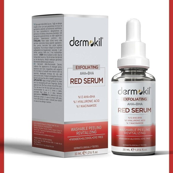 Dermokil Exfoliating AHA + BHA Red Serum 30 ml