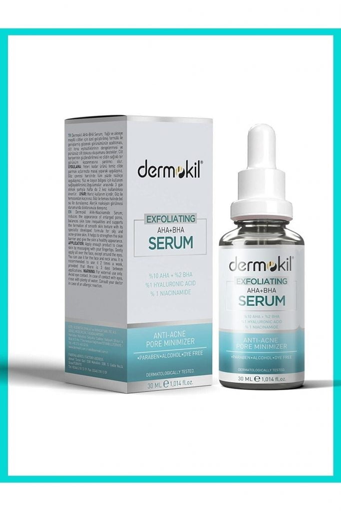 Dermokil Exfoliating Aha+bha Niacinamide Serum 30 Ml