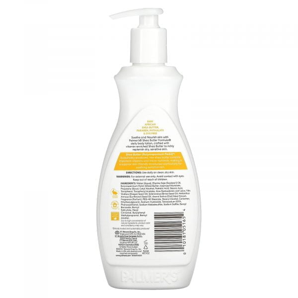 Palmers, Shea Butter Formula with Vitamin E, Raw Shea Nourish Daily Body Lotion, 13.5 fl oz (400 ml)