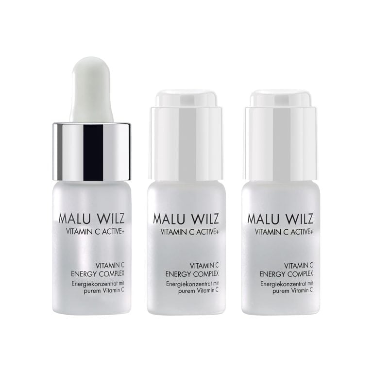 Malu Wilz Vitamin C Energy Complex 3 x 9.3 ml I Energising Face Care Serum with Pure Vitamin C I Skincare Vitamin C Serum