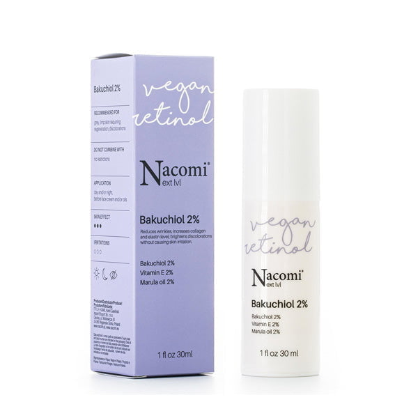 Nacomi Next Level Vegan Retinol Bakuchiol 2% Serum 30ml