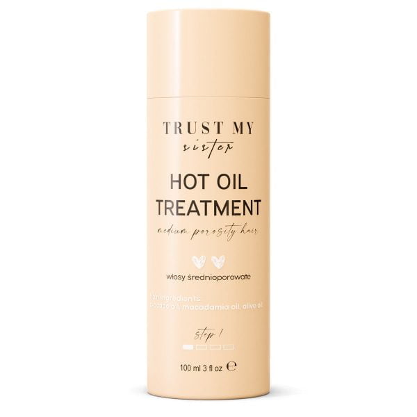 Trust My Sister Hot Oil Treatment Medium Porosity Hair Step 1 100ml