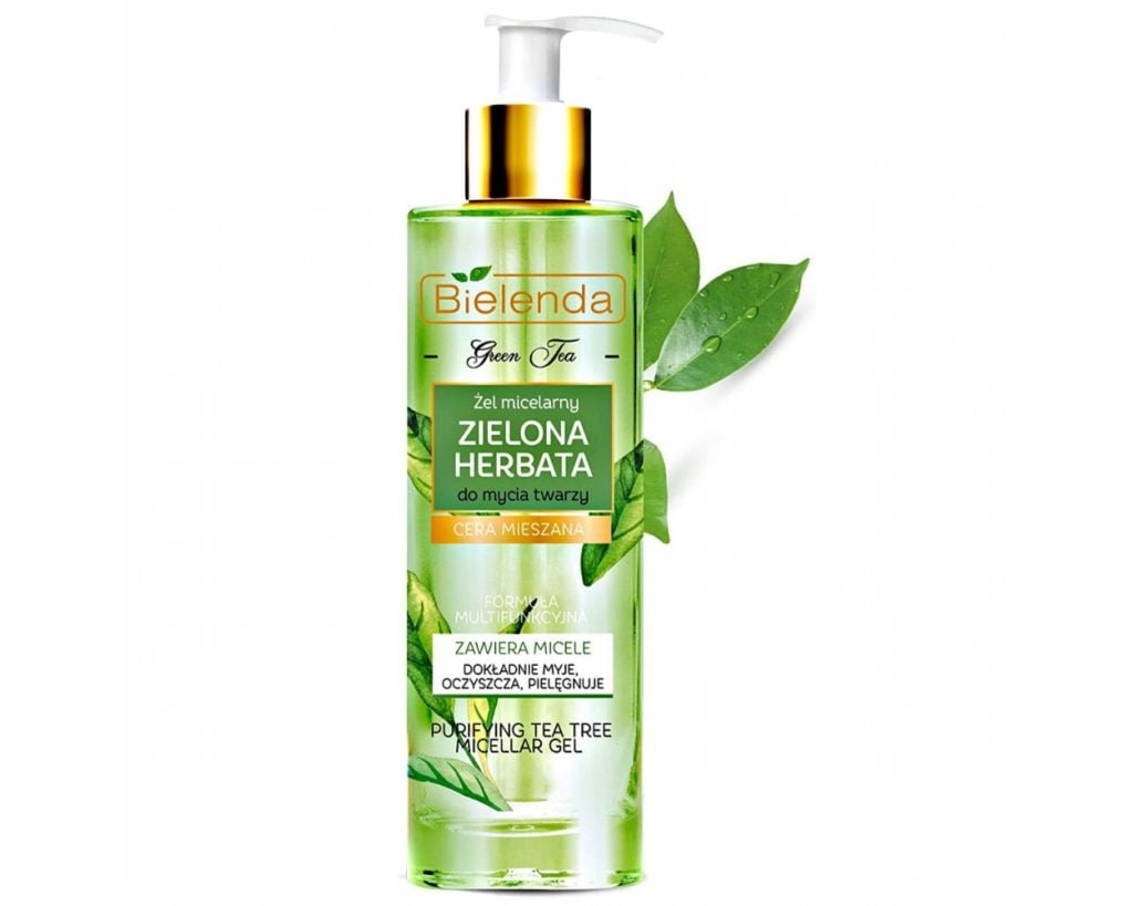 Bielenda Green Tea Purifying Micellar Cleansing Face Gel Combination Oily Skin 200ml